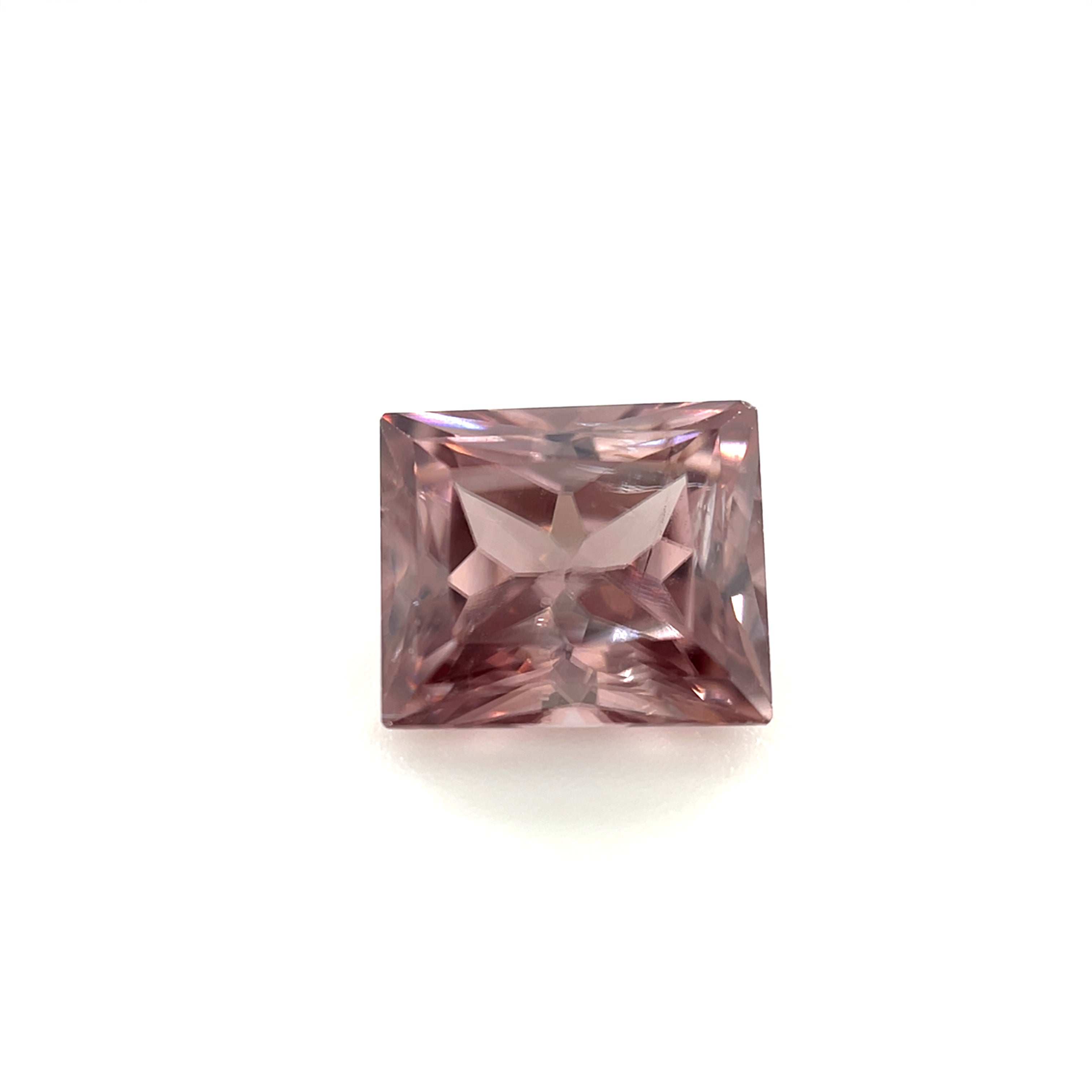 Australian Pink Zircon Rectangular Cut
