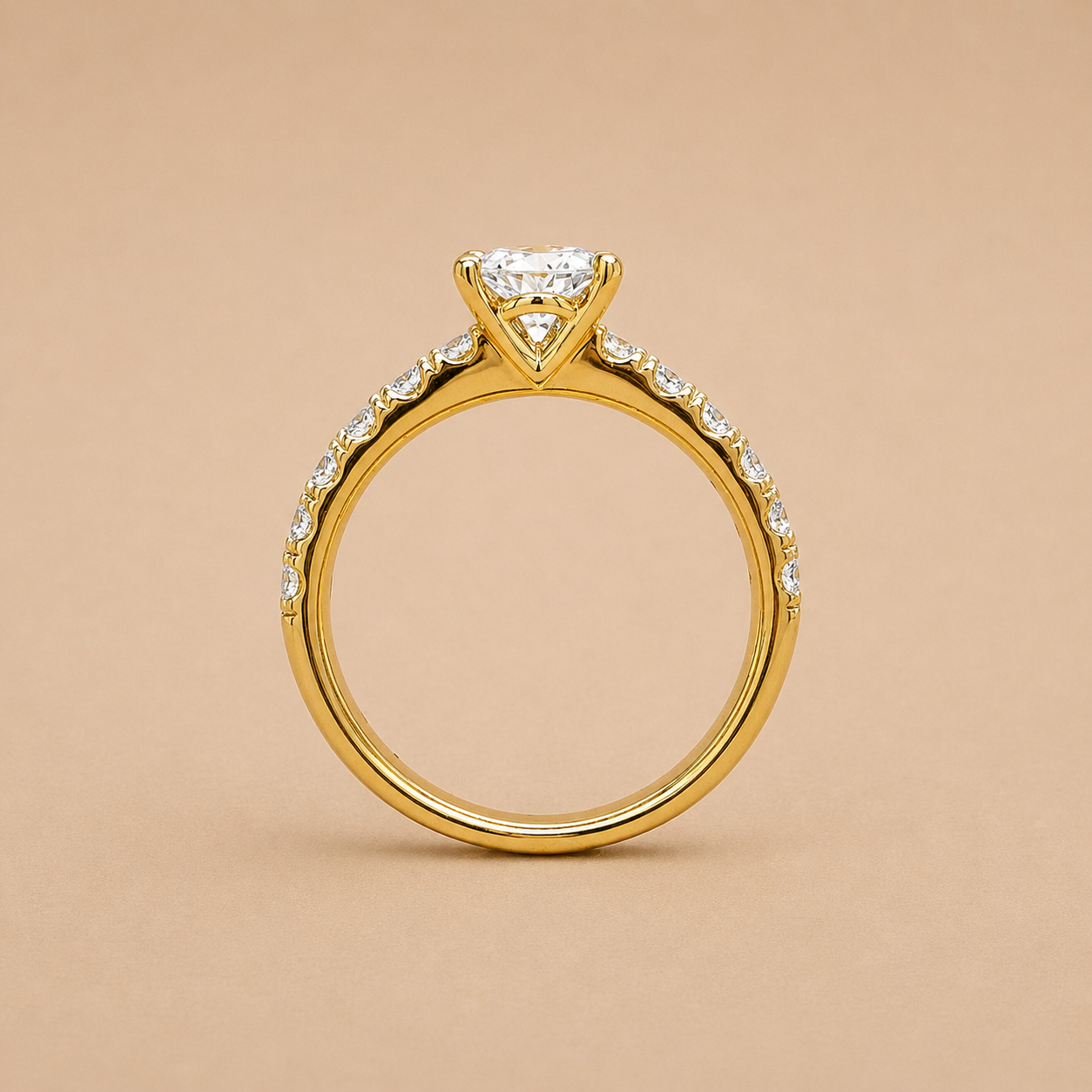 Claire Scallop Cut Engagement Ring