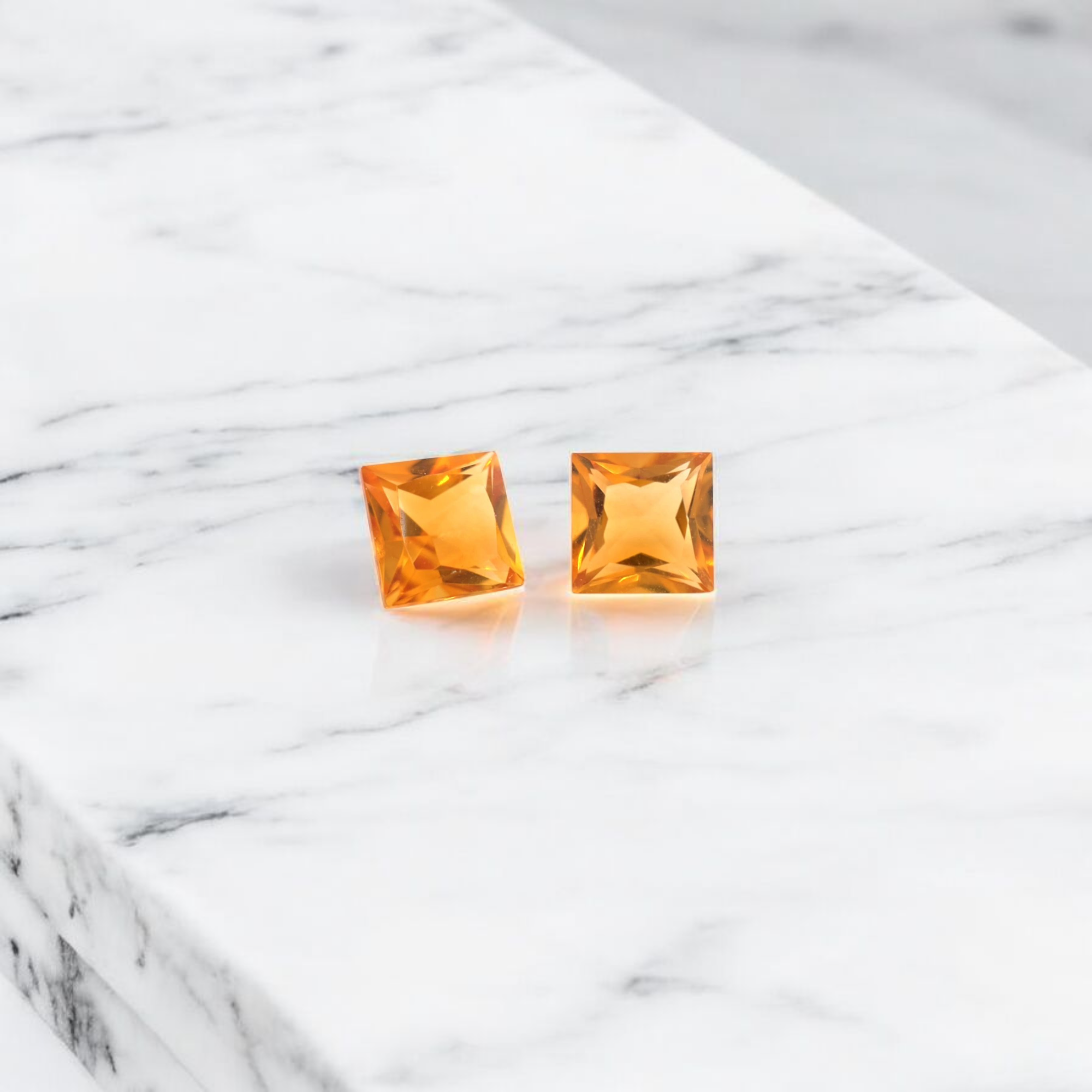 Citrine Square Cut 5.5mm