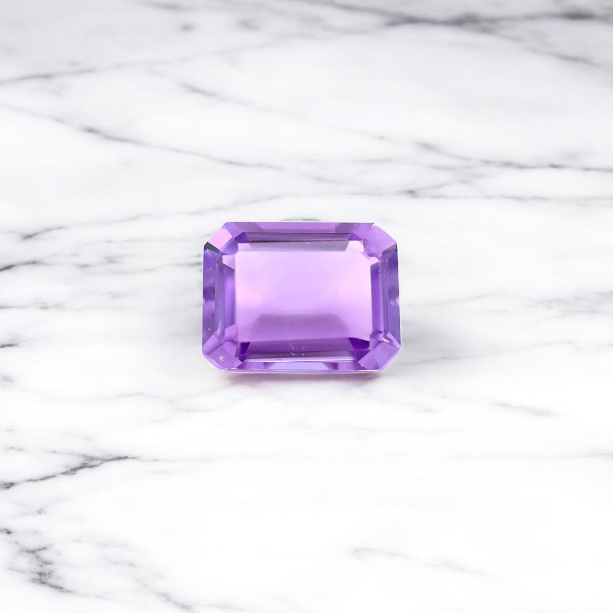Amethyst Emerald Cut 9 x 7mm