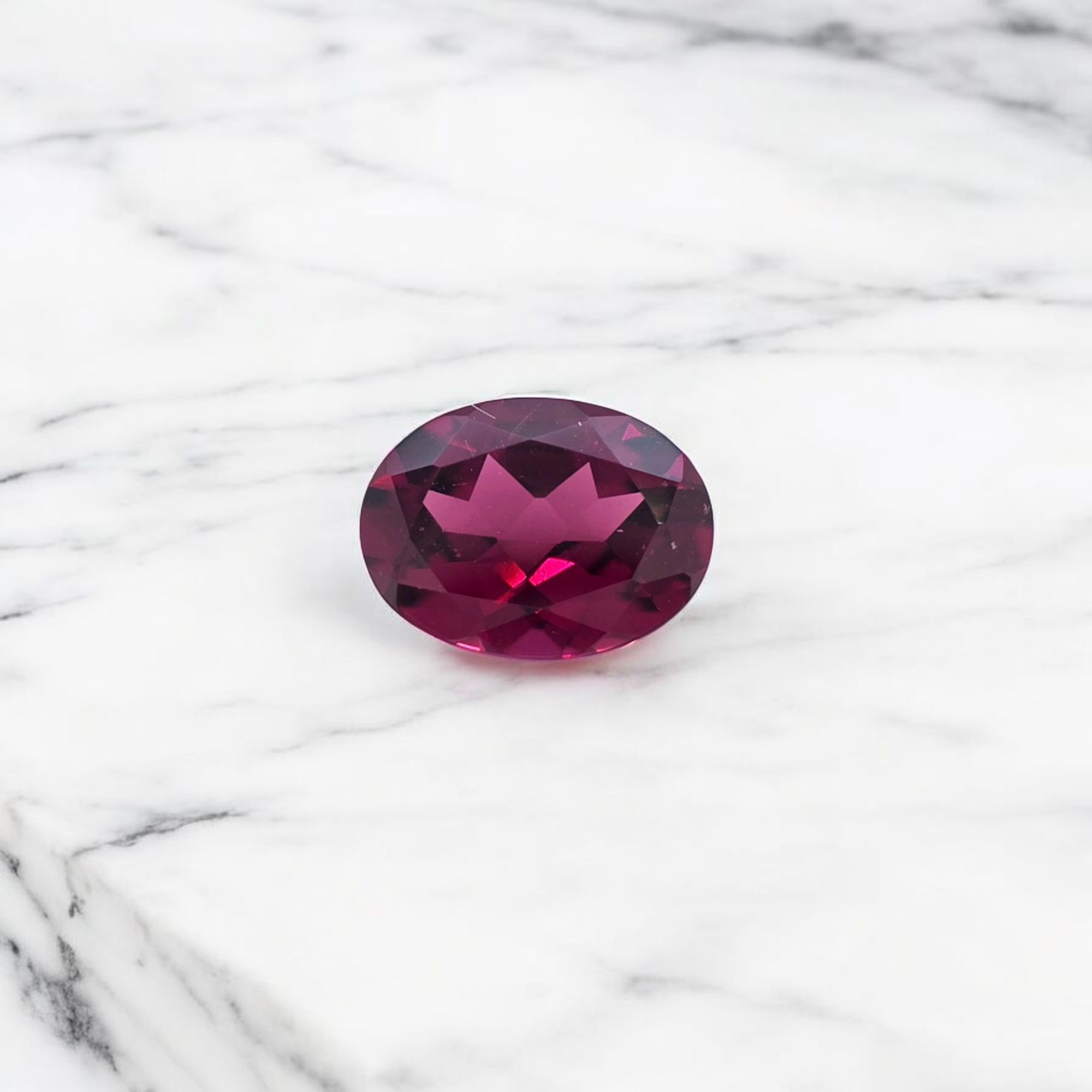 Rhodolite Garnet Oval Cut 6 x 8mm