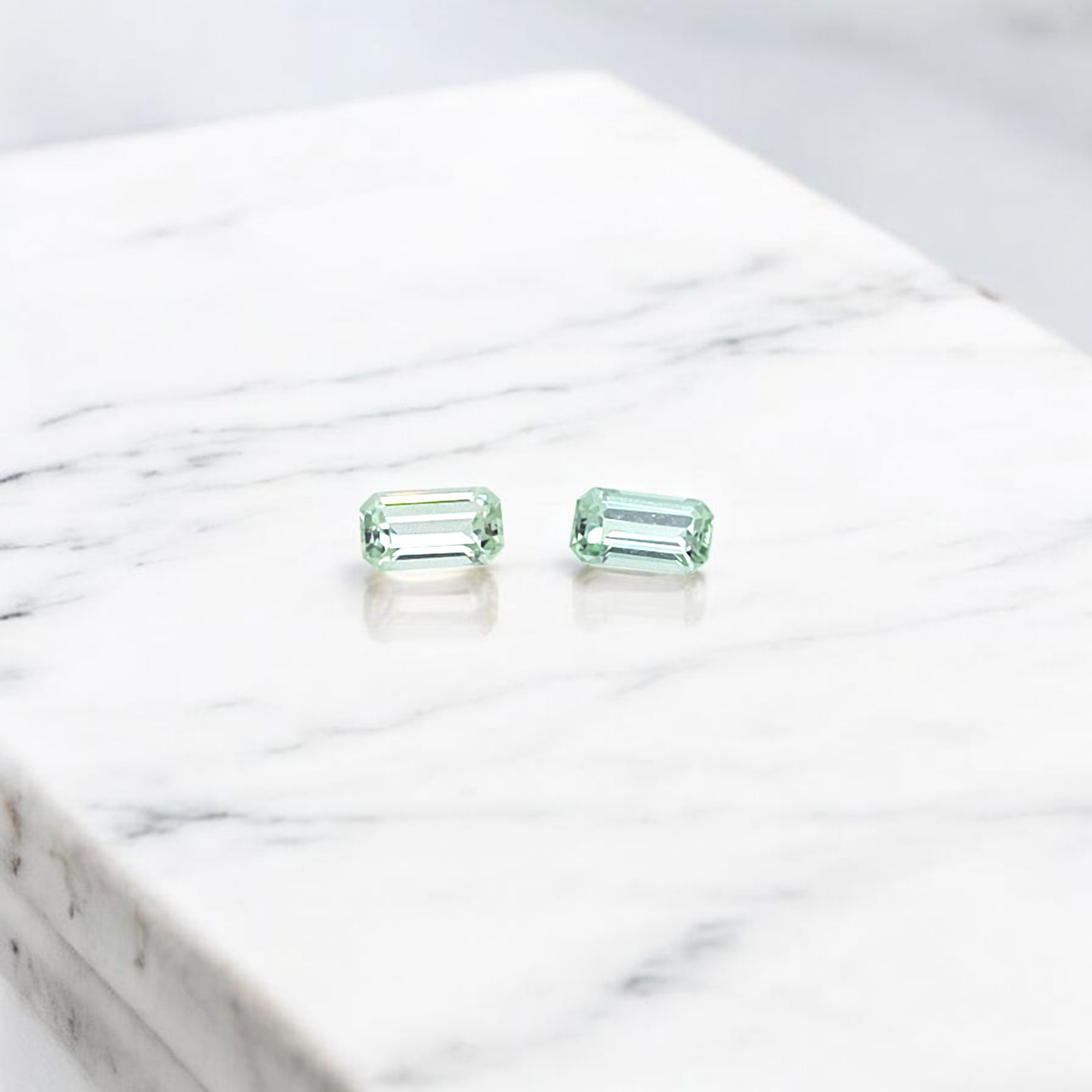 Mint Tourmaline Pair 0.93 ct