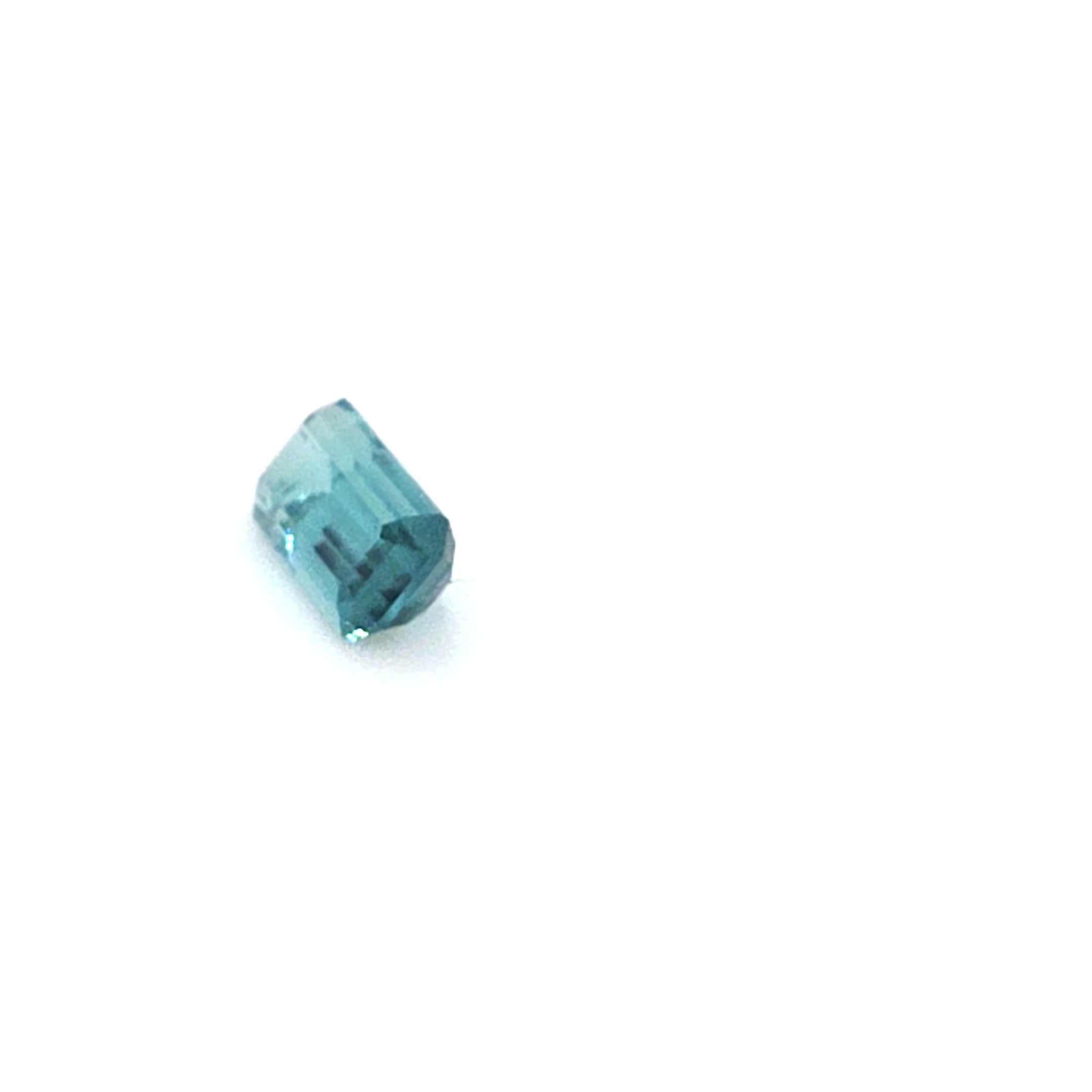 Indicolite Tourmaline Emerald Cut 1.22ct