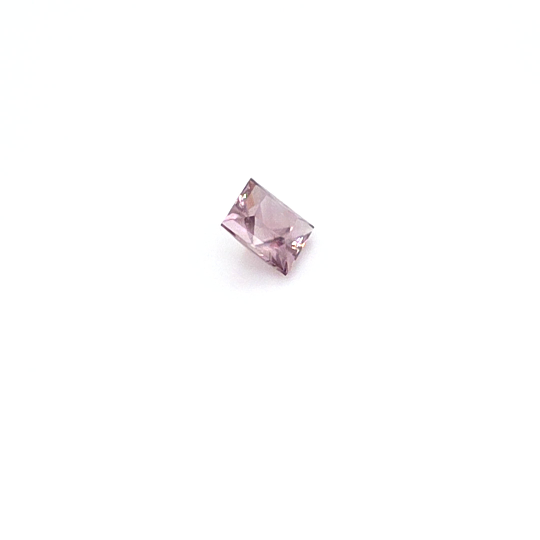 1.62 ct Australian Zircon Pink Square Cut