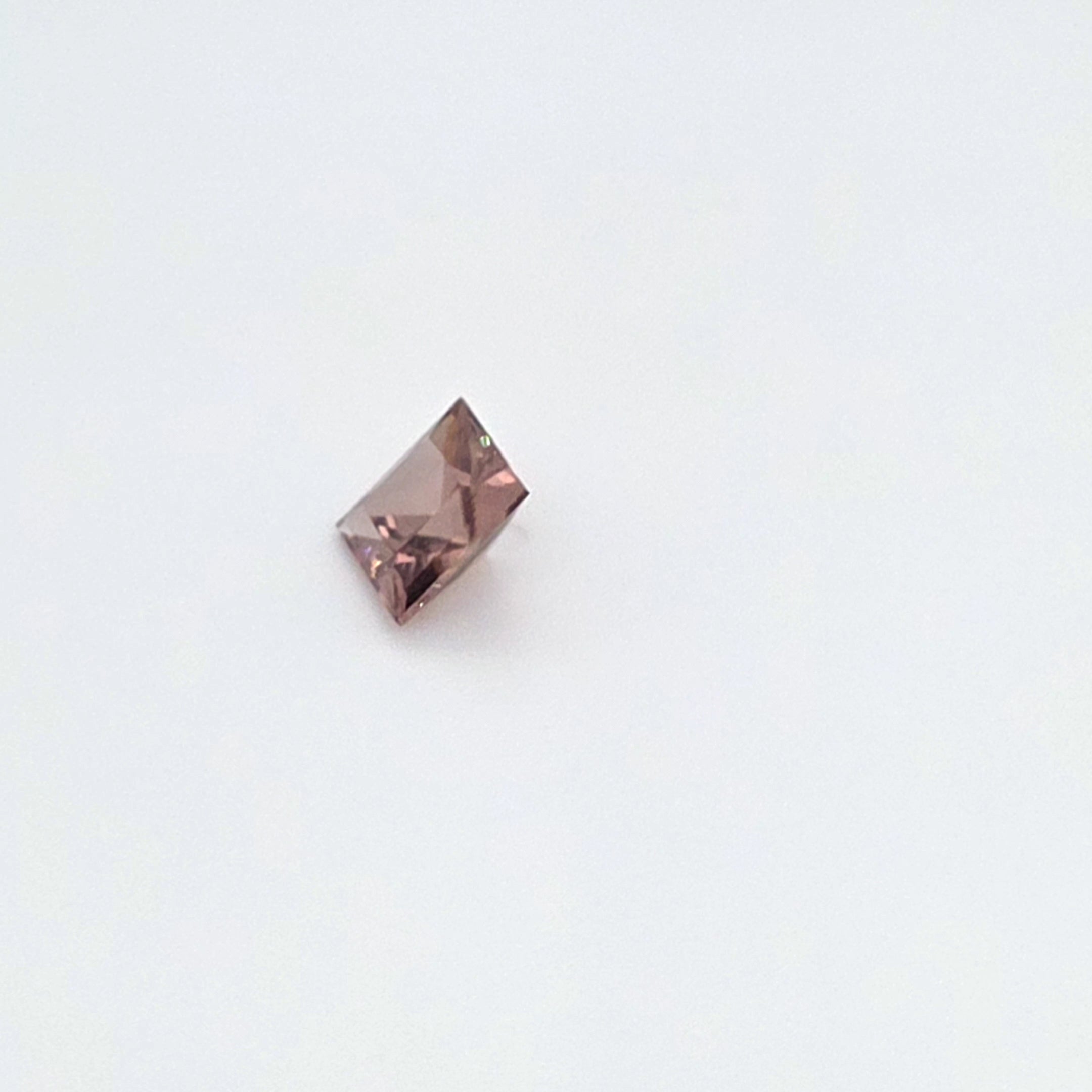 2.37 ct Australian Zircon Pink Square Cut
