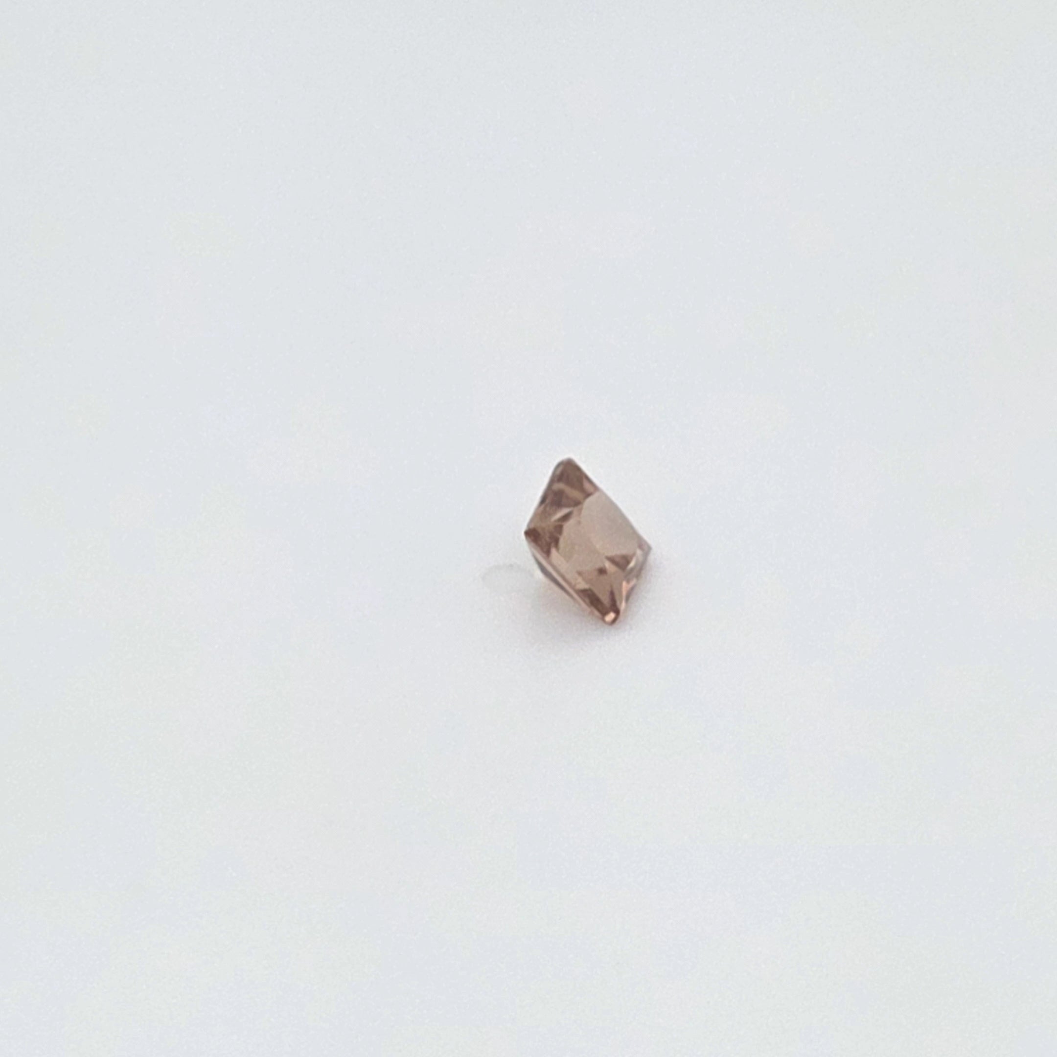 1.04 ct Australian Zircon Champagne Square Cut