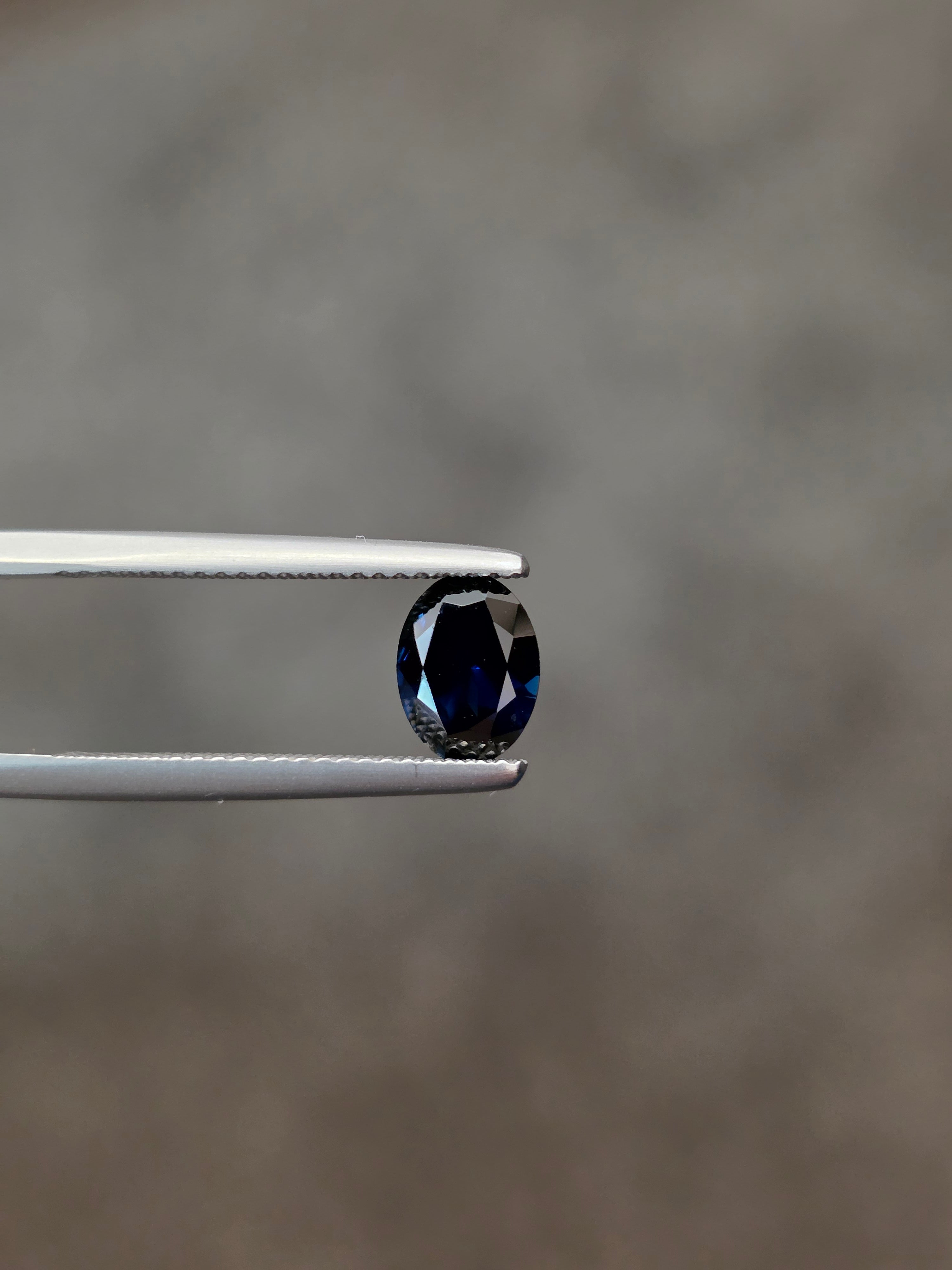 1.30ct Australian Sapphire Blue Oval Cut
