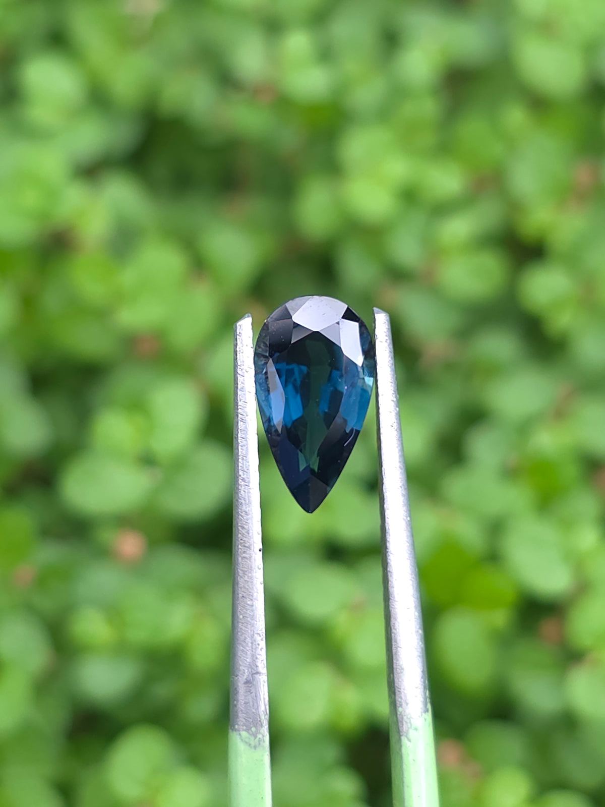 1.46ct Australian Sapphire Teal Pear Cut