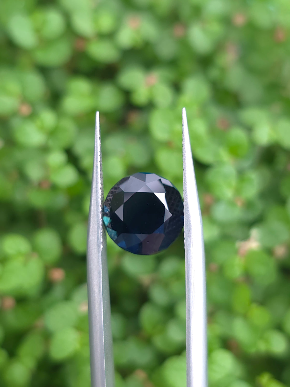 3.48ct Australian Sapphire Teal Green Round Cut