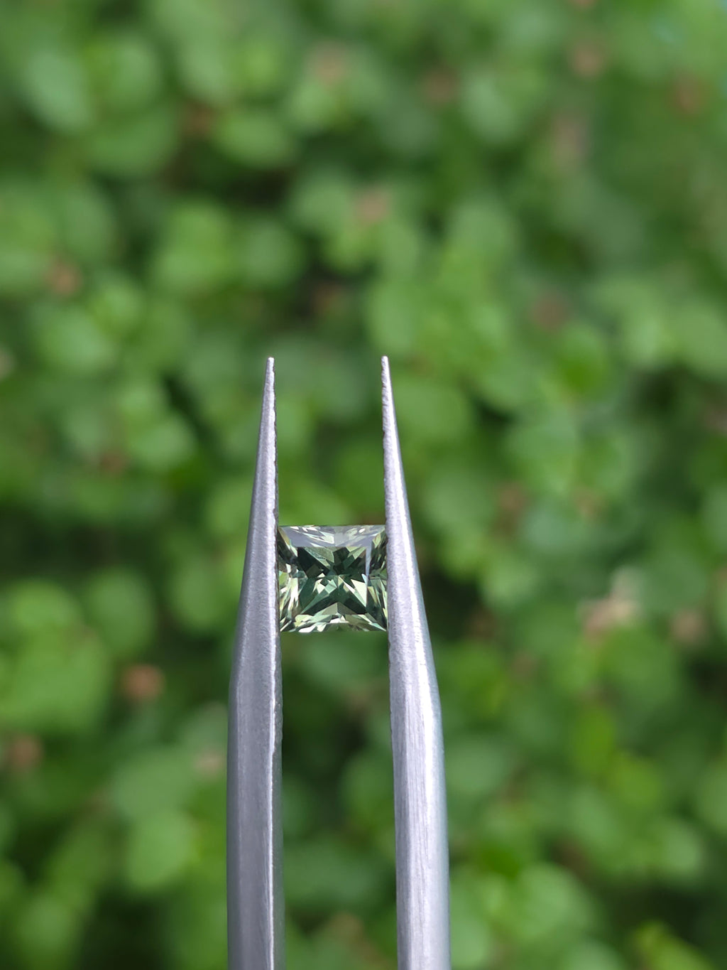 0.47ct Australian Green Sapphire Square Cut