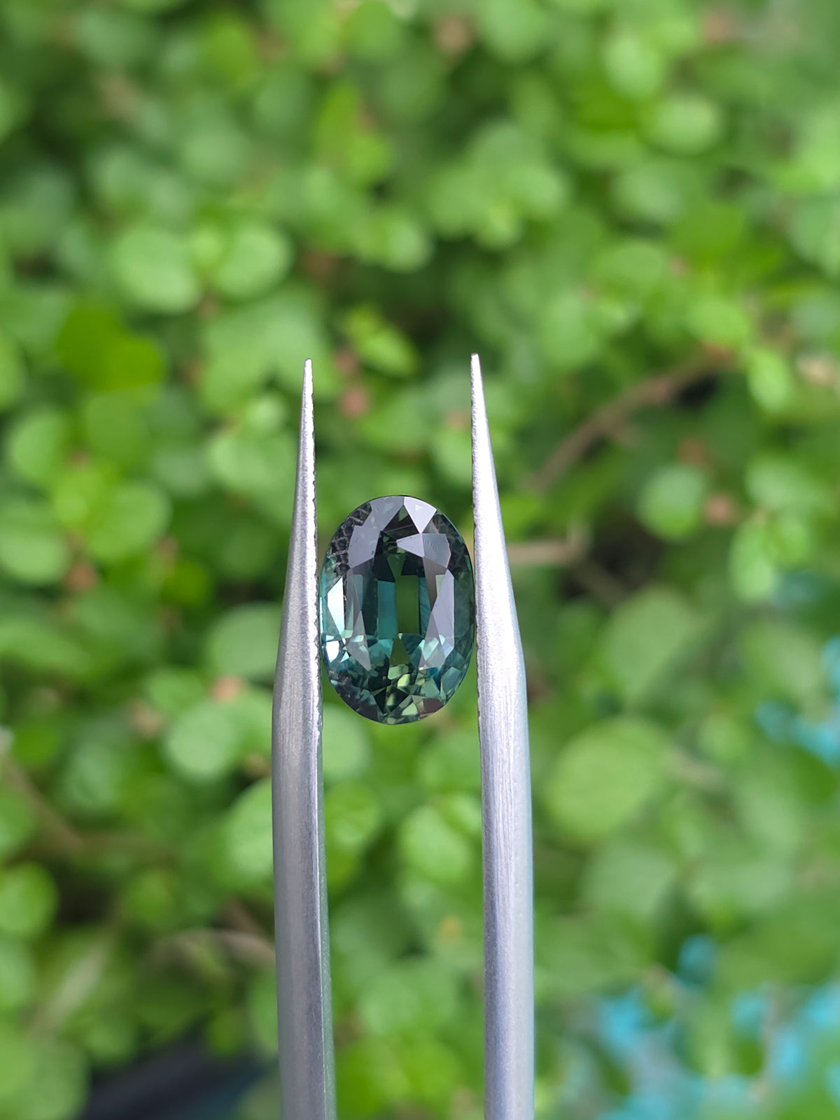 2.35ct Australian Green Sapphire Oval Cut