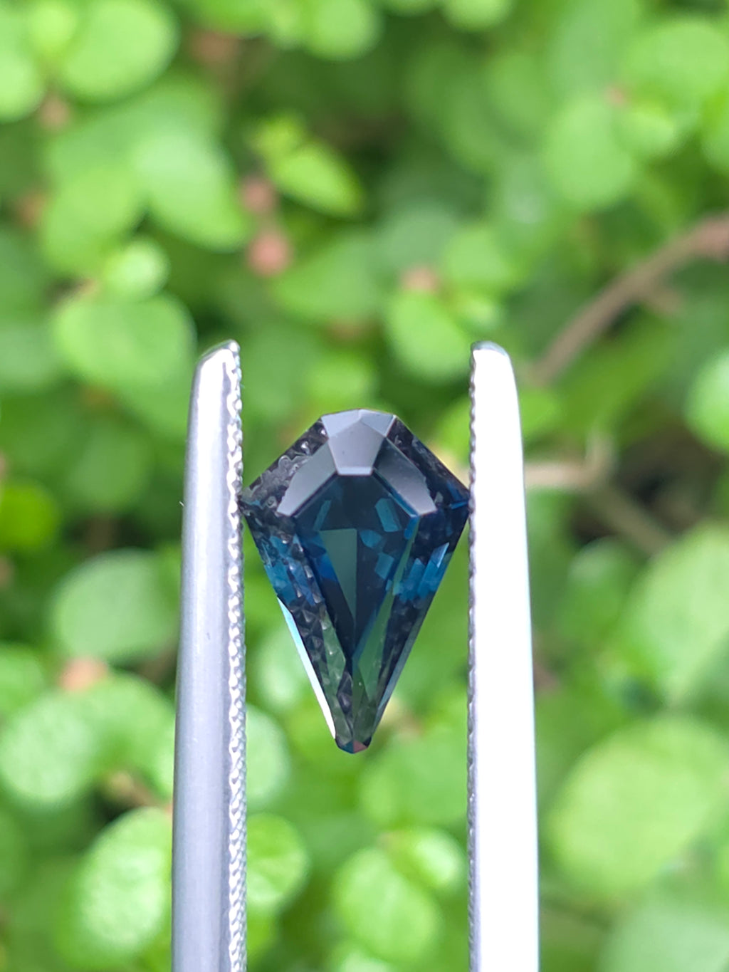 1.45ct Australian Teal Sapphire Kite Cut