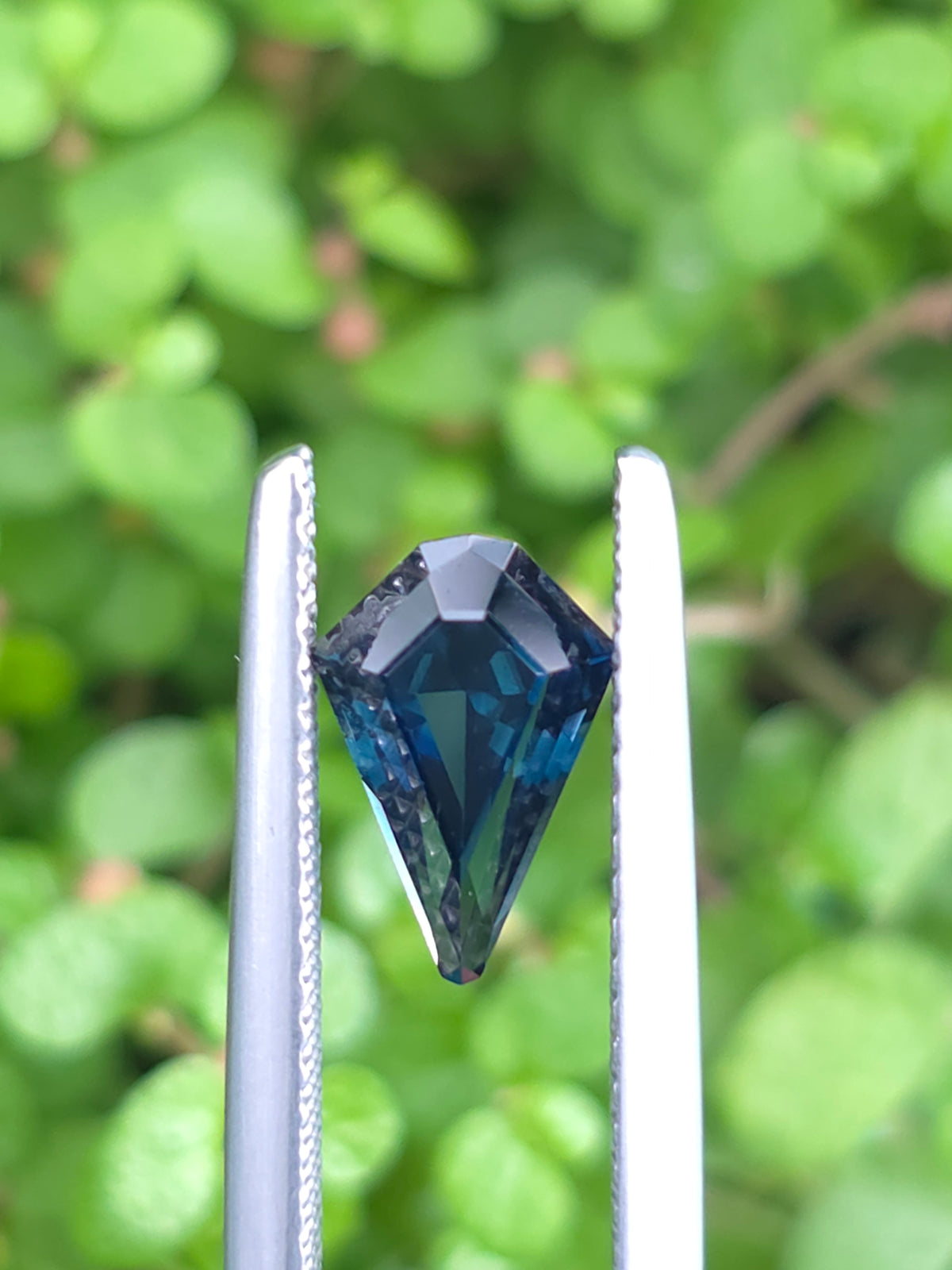 1.45ct Australian Teal Sapphire Kite Cut