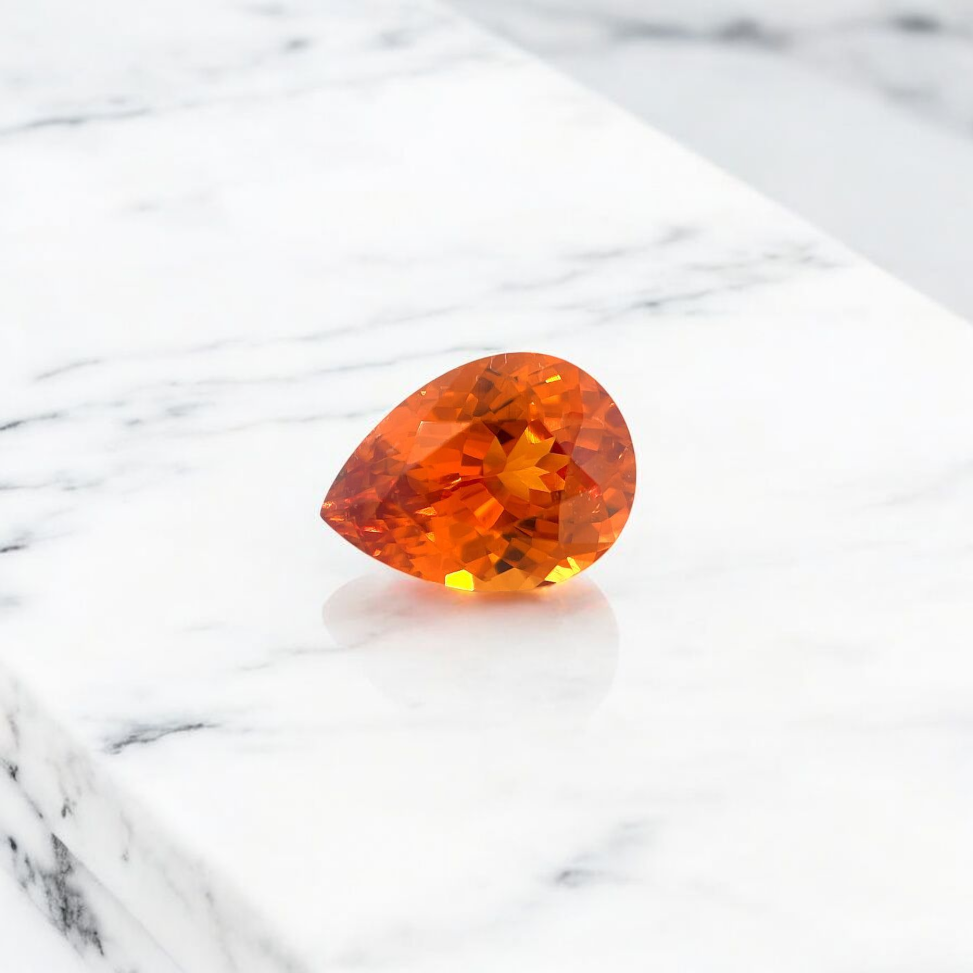 2.48ct Spessartite Garnet Pear Cut