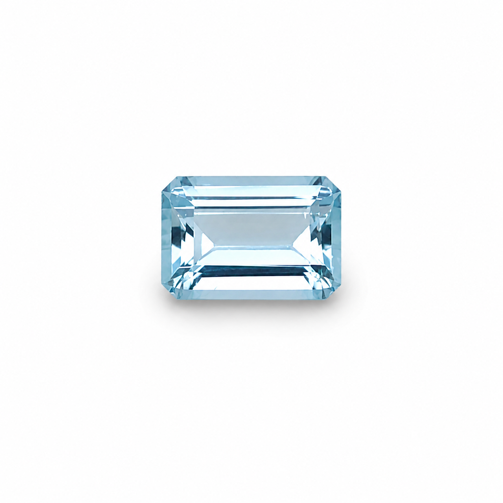 3.24ct Aquamarine Emerald Cut