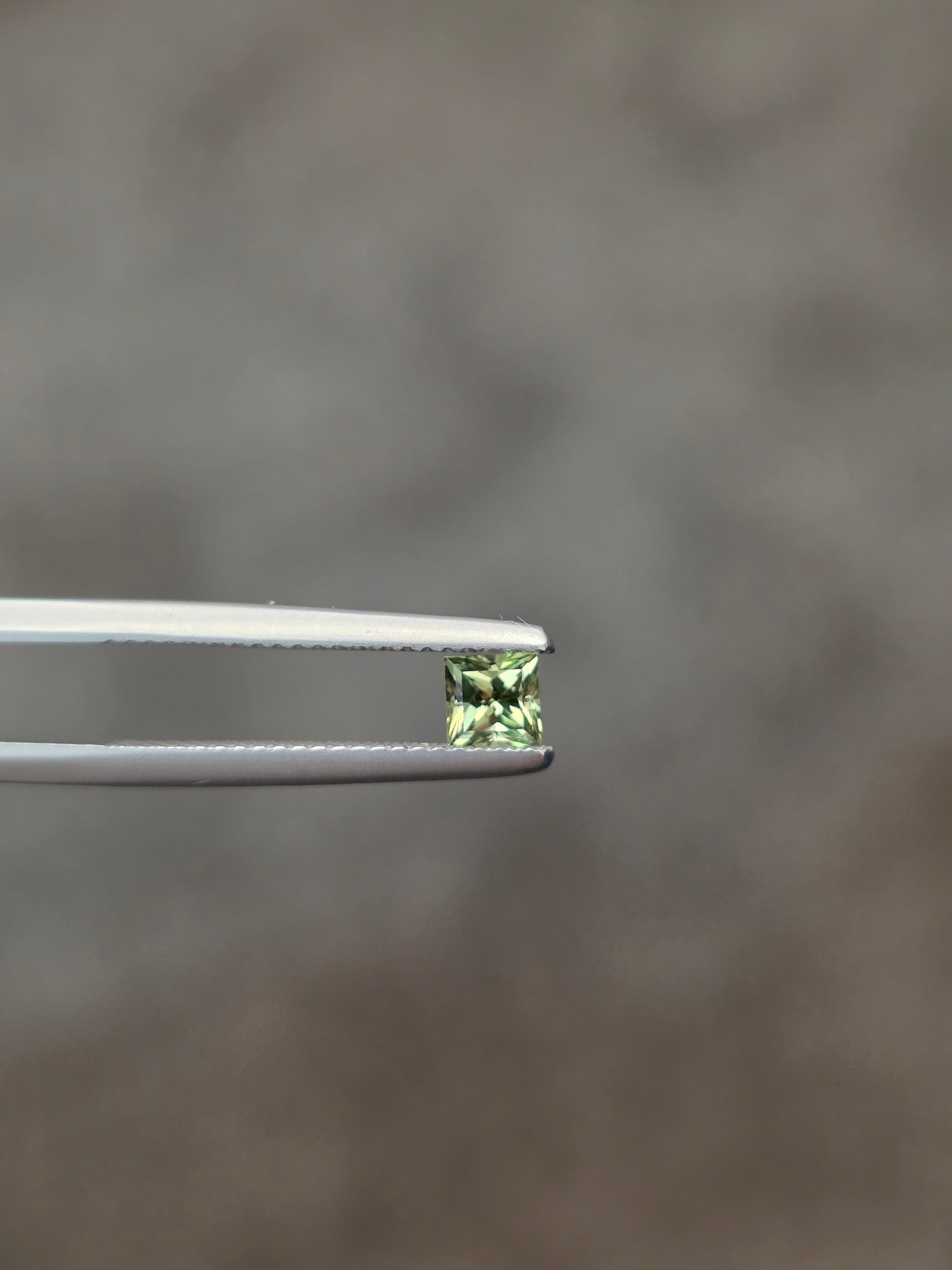 0.47ct Australian Green Sapphire Square Cut