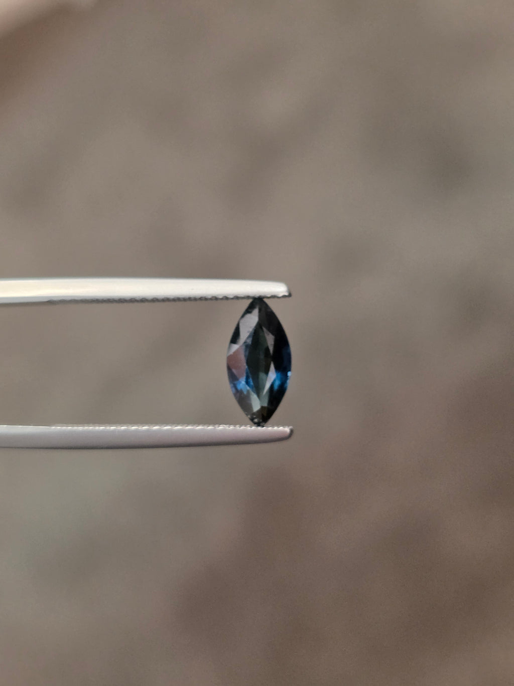1.57ct Australian Sapphire Marquise Cut Green Blue