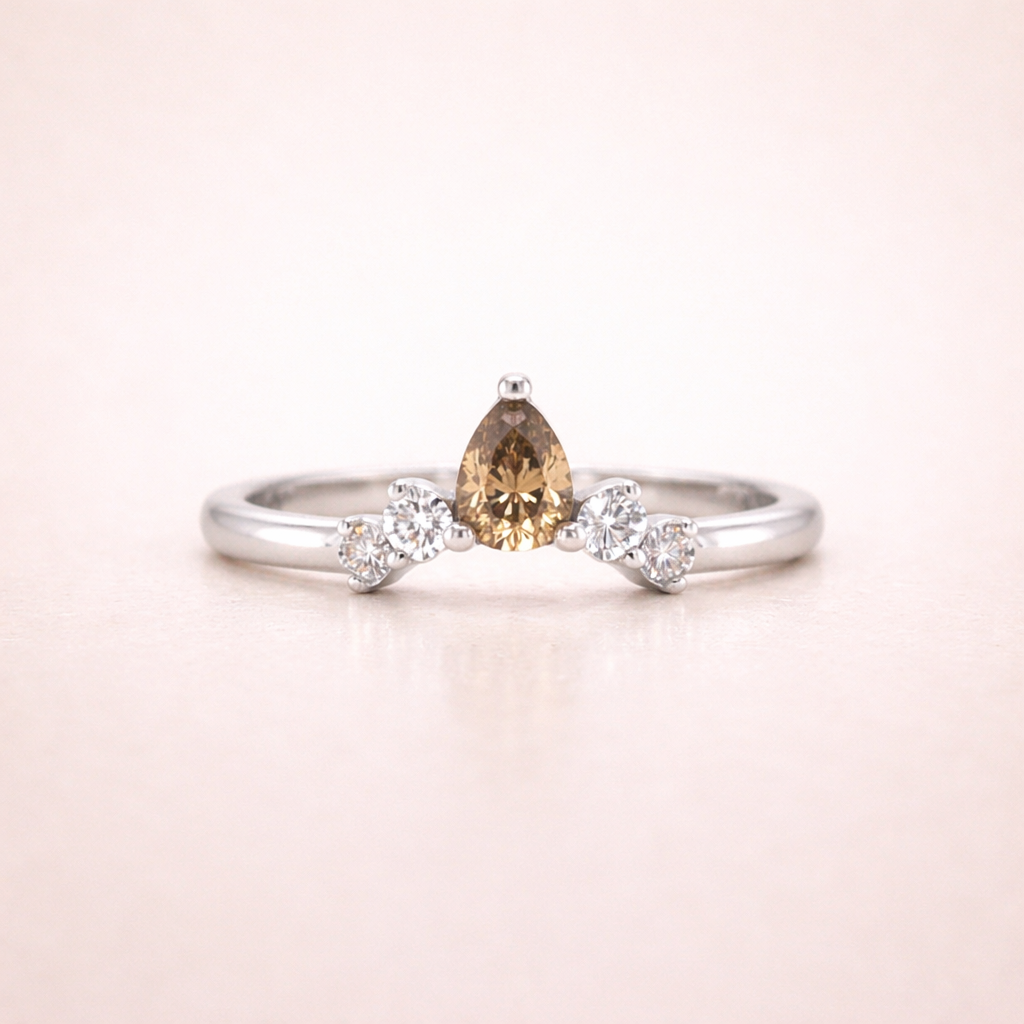 Australian Argyle Diamond Tiara Wedding Band - Metal & Stone Jewellers