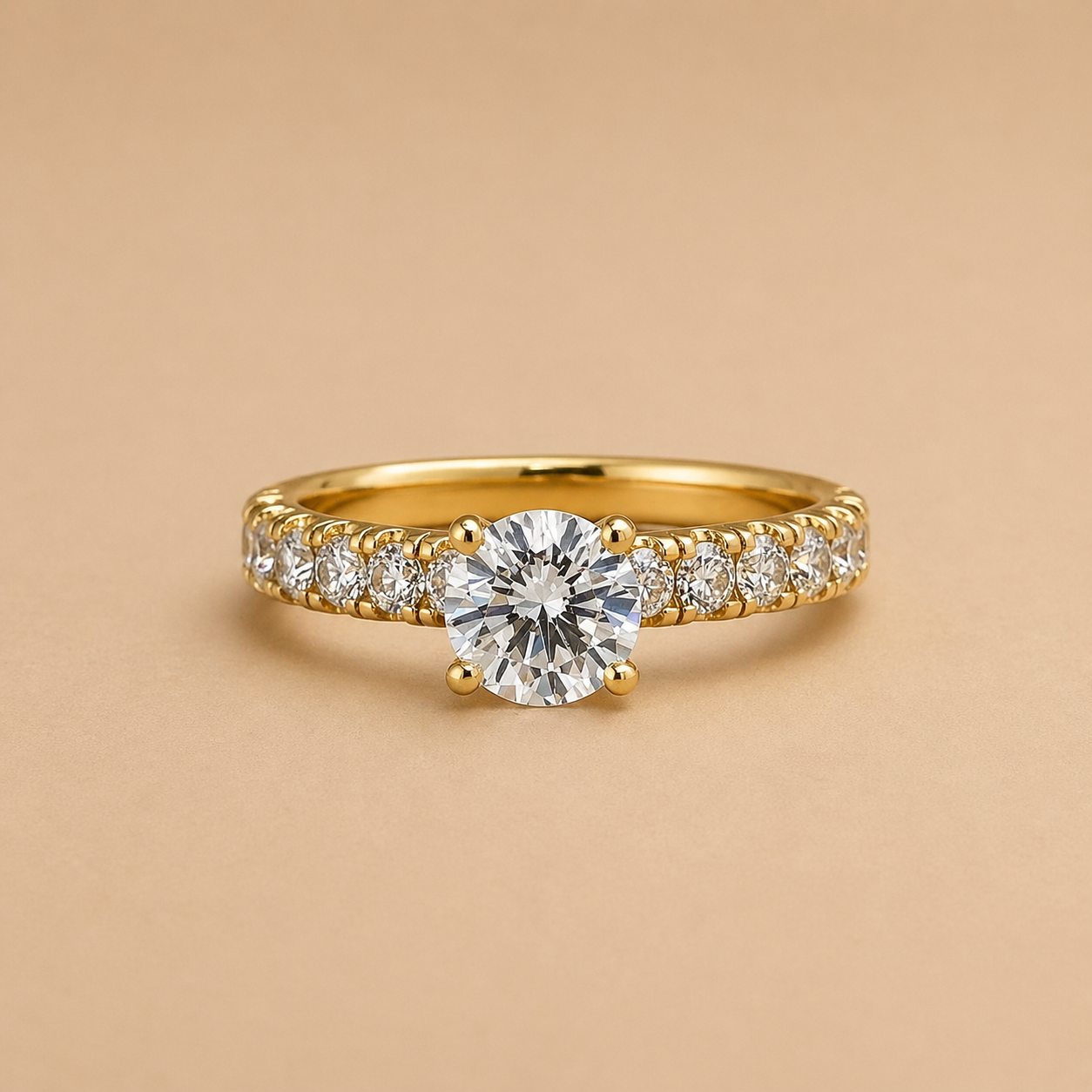 Claire Scallop Cut Engagement Ring
