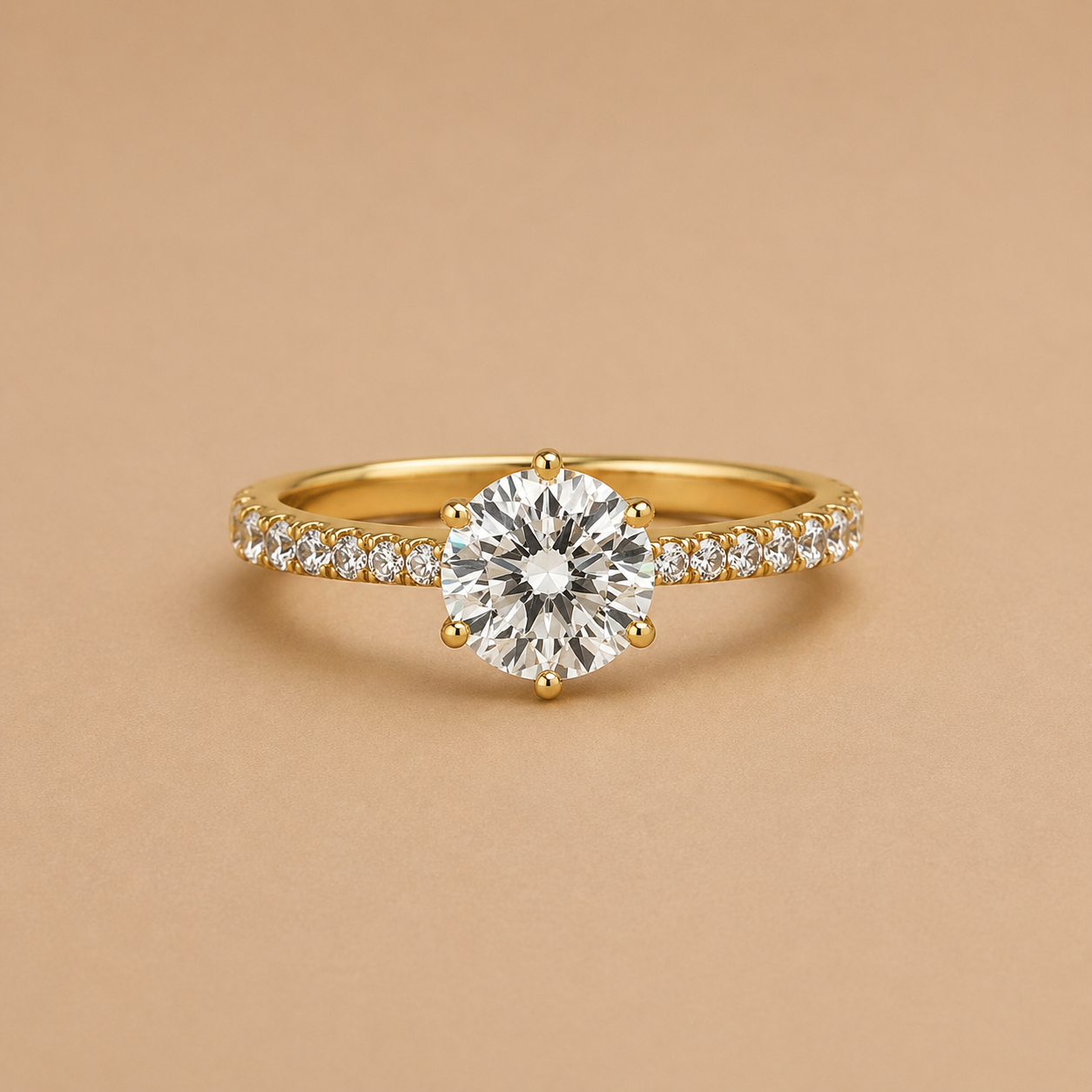 Daphne Reverse Taper Engagement Ring