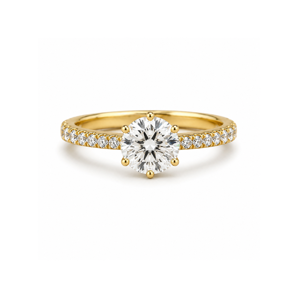 Daphne Reverse Taper Engagement Ring