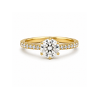 Daphne Reverse Taper Engagement Ring