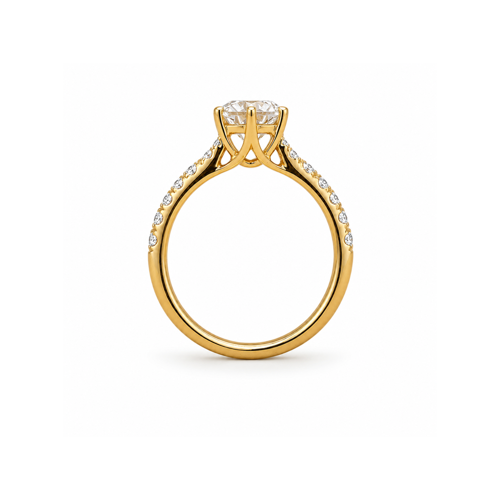 Daphne Reverse Taper Engagement Ring