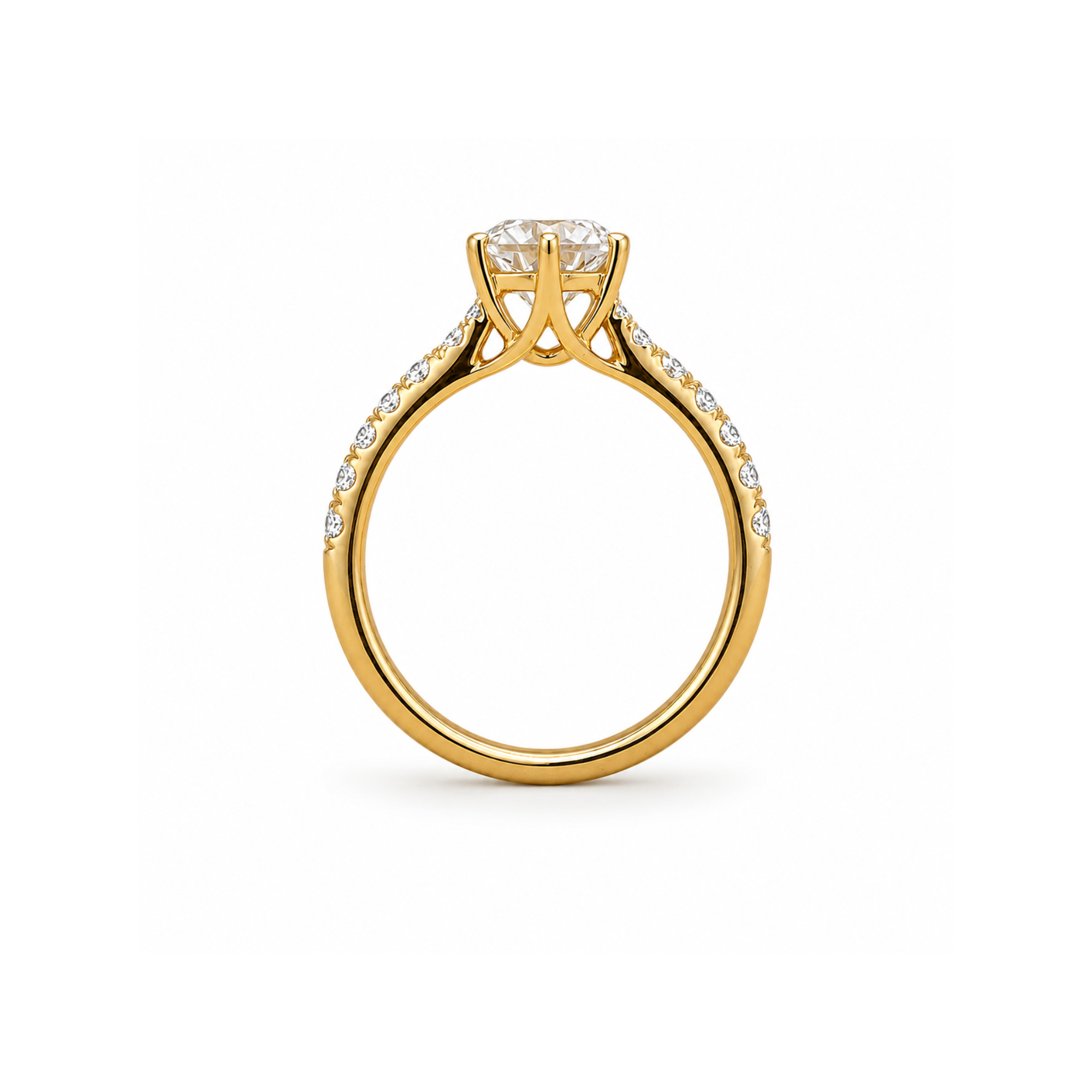 Daphne Reverse Taper Engagement Ring