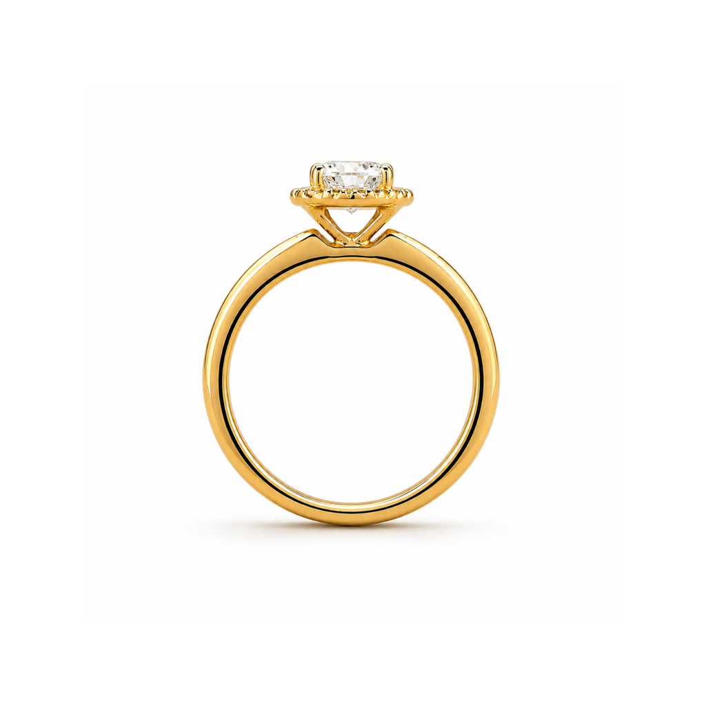 Eleanor Oval Halo Engagement Ring