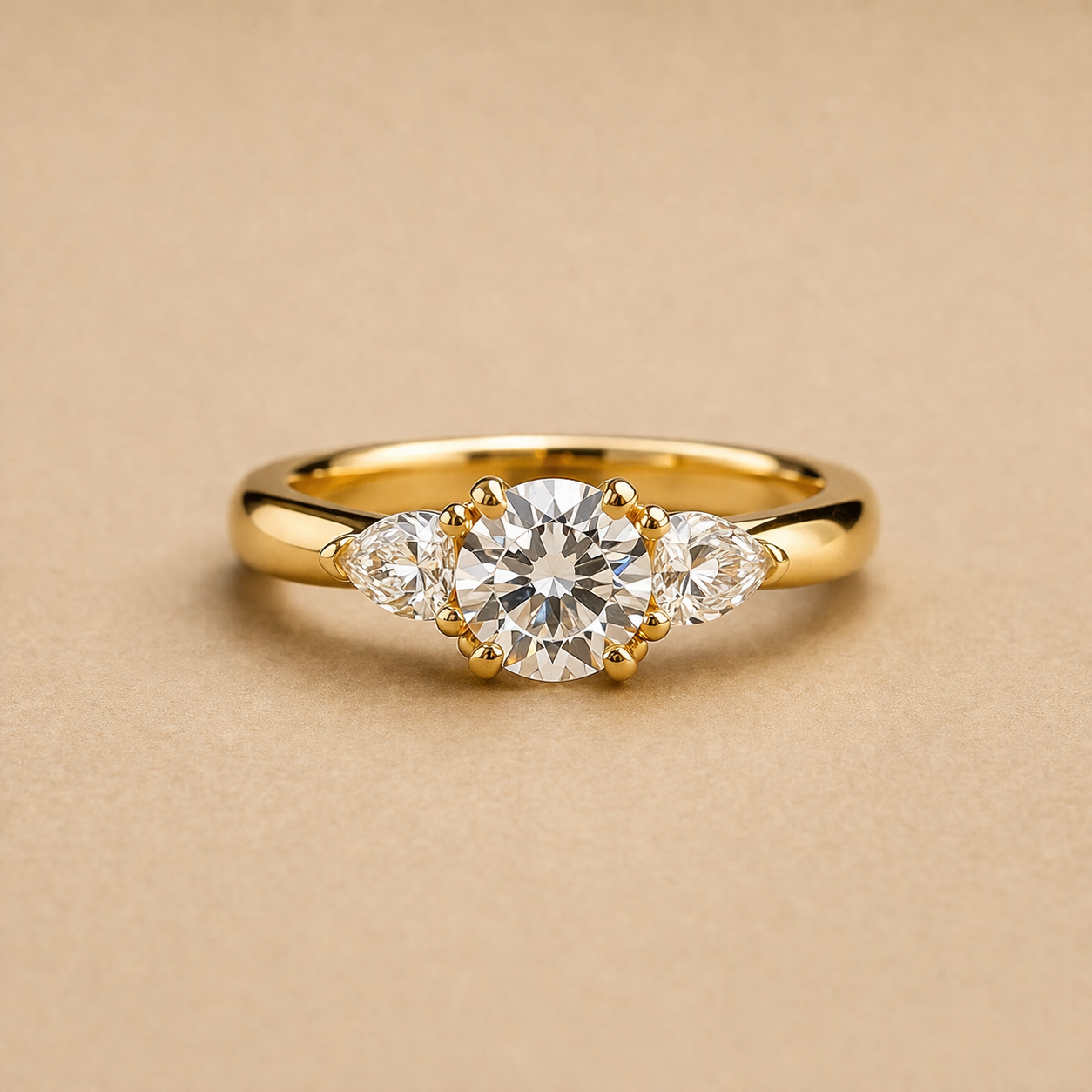 Fleur Trilogy Engagement Ring