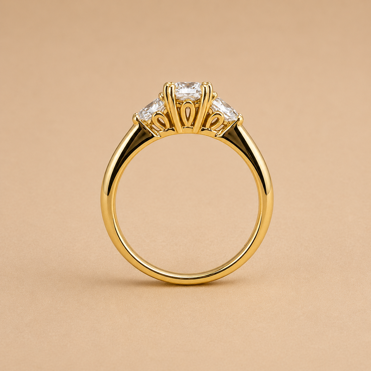 Fleur Trilogy Engagement Ring
