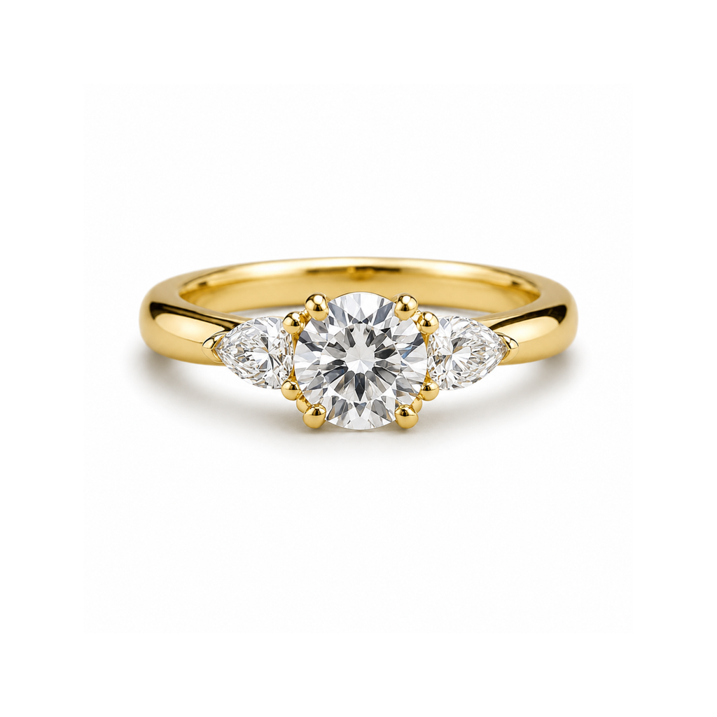 Fleur Trilogy Engagement Ring