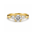 Fleur Trilogy Engagement Ring