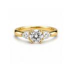 Fleur Trilogy Engagement Ring