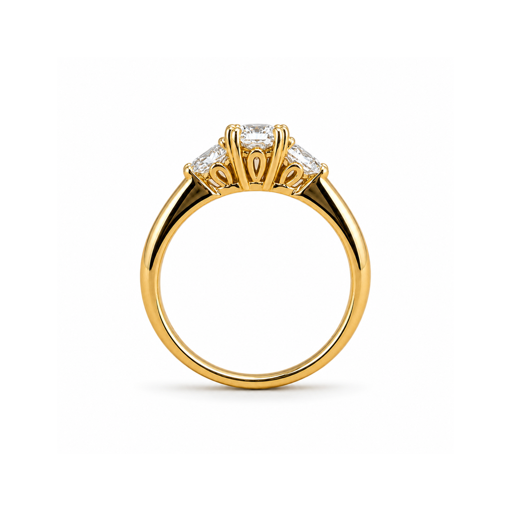Fleur Trilogy Engagement Ring