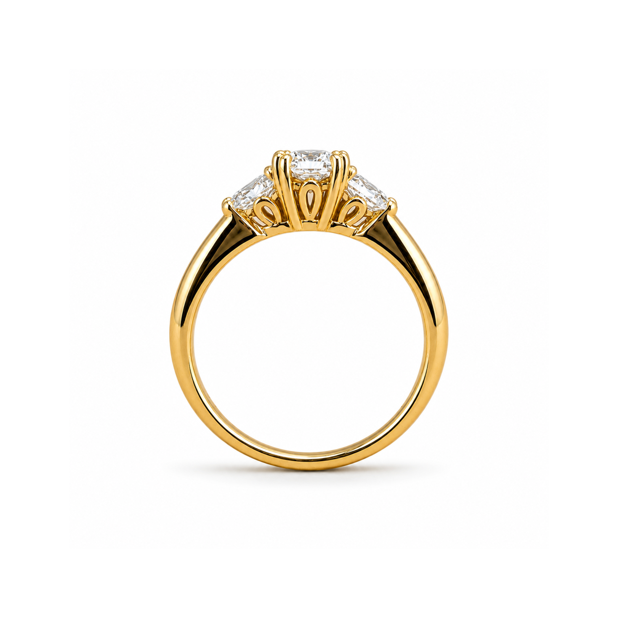 Fleur Trilogy Engagement Ring