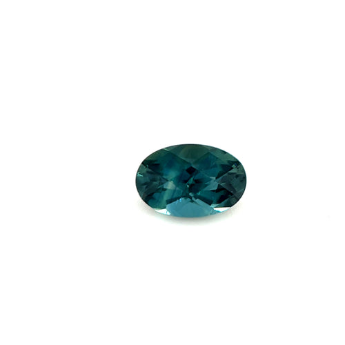0.60ct Australian Sapphire Oval Cut Teal