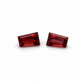 Garnet Tapered Baguette Pair 1.56ct