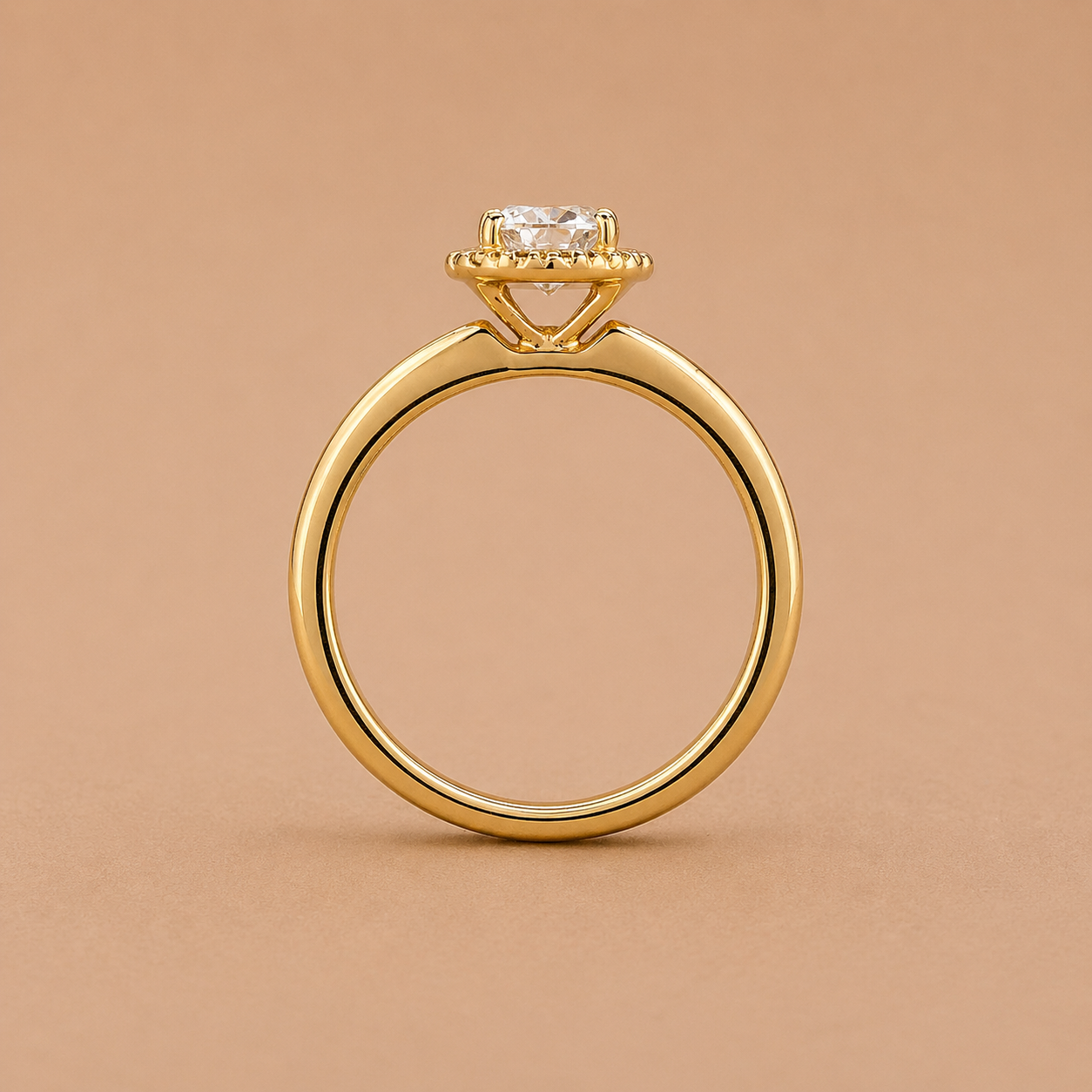 Eleanor Oval Halo Engagement Ring
