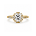 Genevieve Halo Engagement Ring