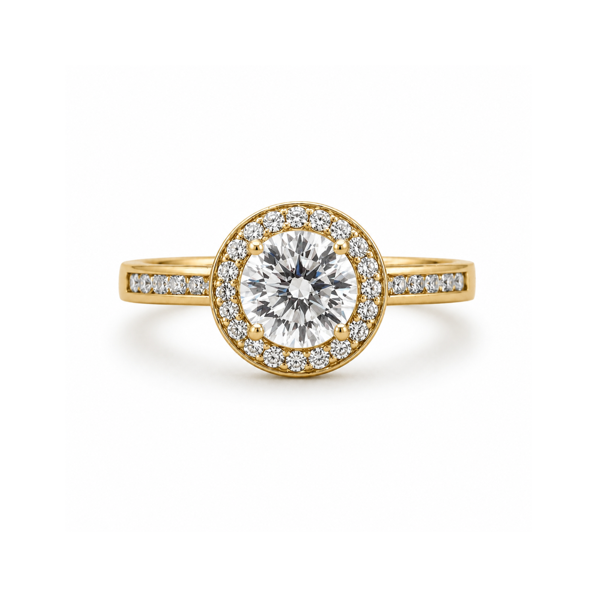 Genevieve Halo Engagement Ring