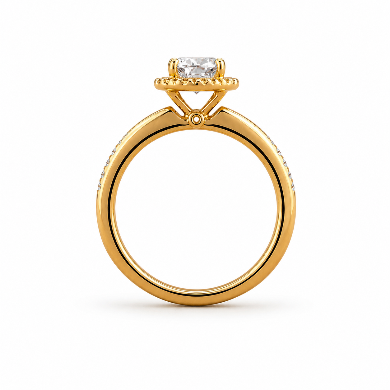 Genevieve Halo Engagement Ring