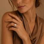 Camille Floral Engagement Ring