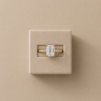 Marcelline Emerald Cut Engagement Ring