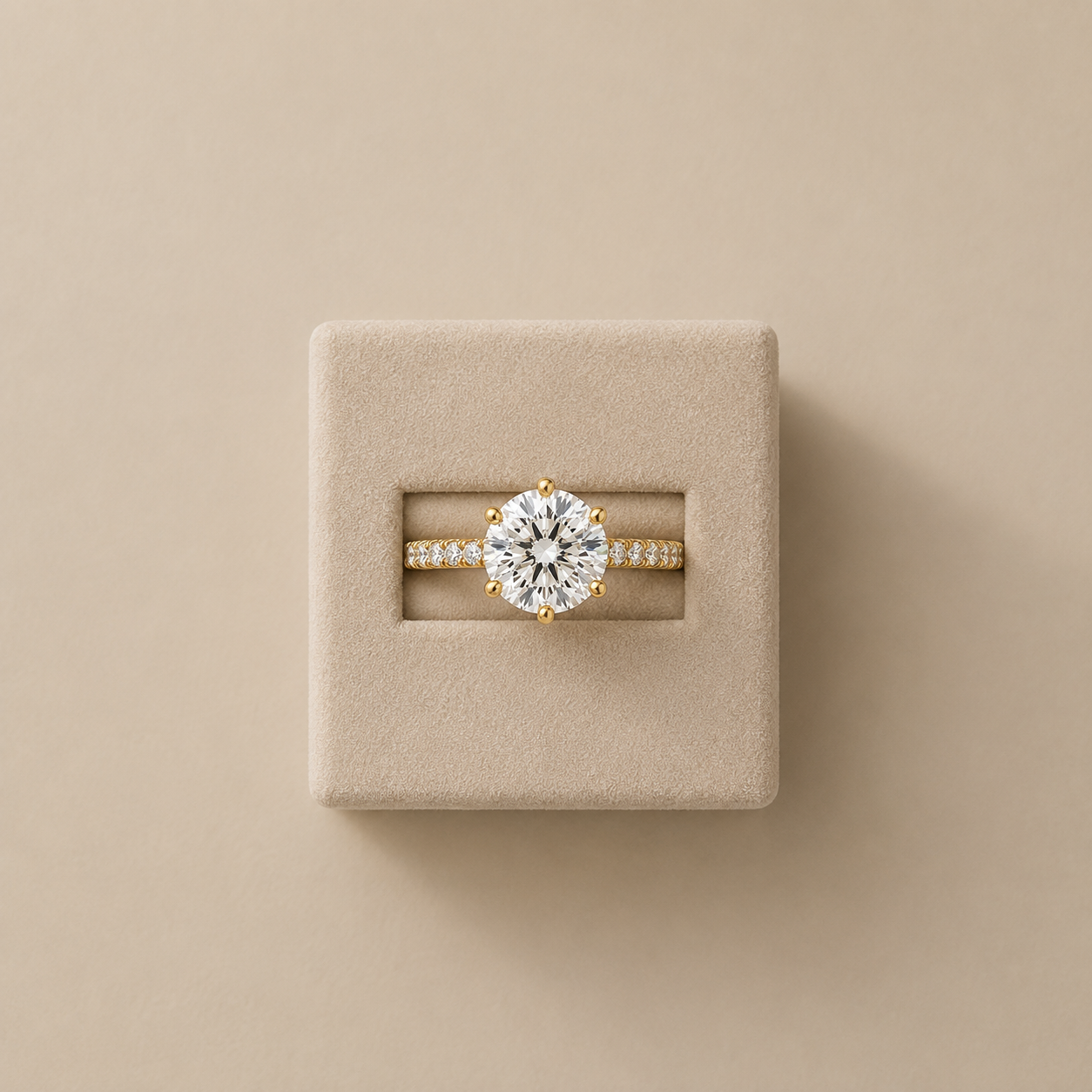 Daphne Reverse Taper Engagement Ring