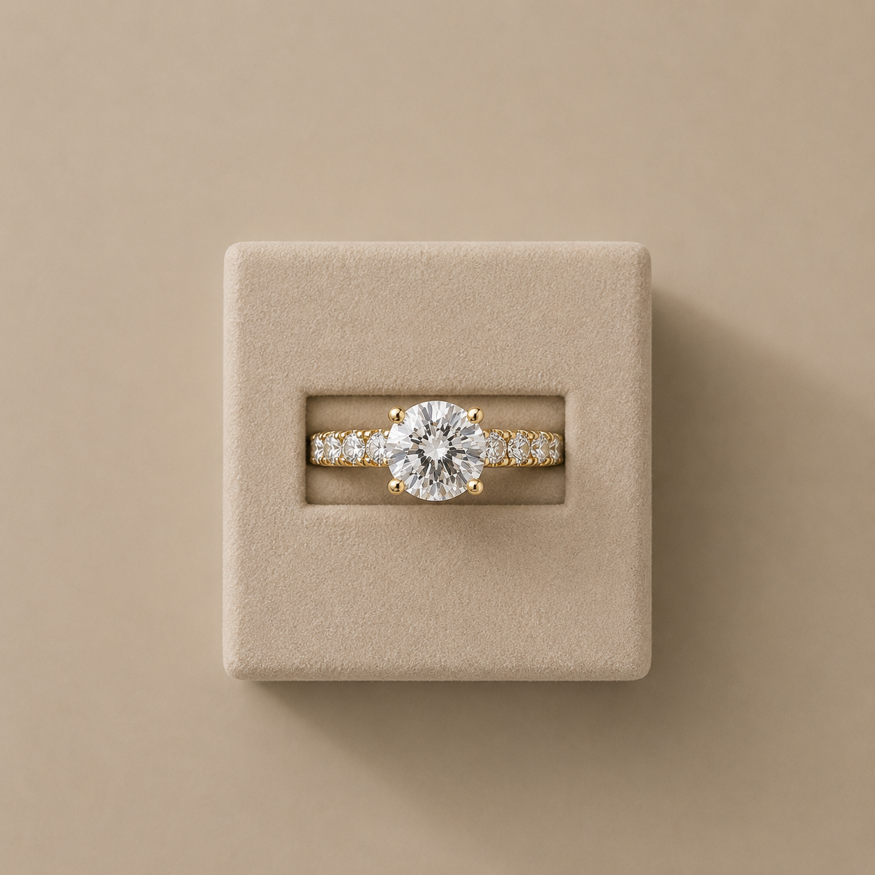 Claire Scallop Cut Engagement Ring