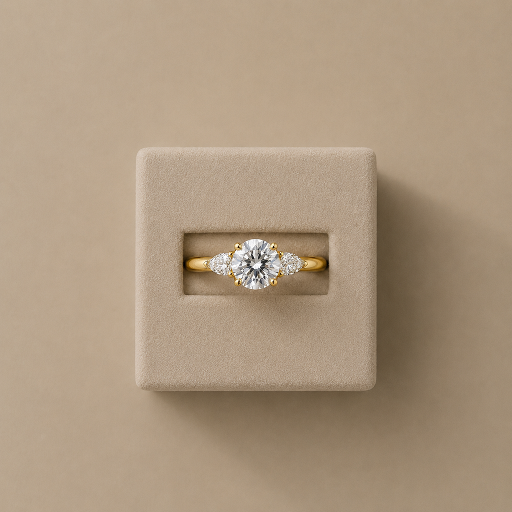 Fleur Trilogy Engagement Ring