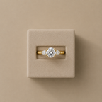 Fleur Trilogy Engagement Ring