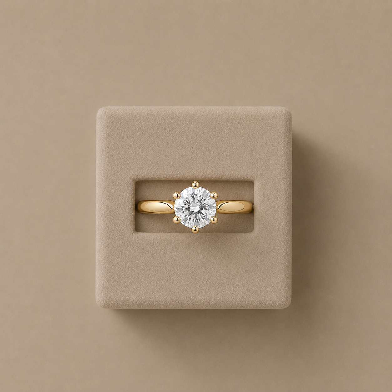 Ciel Solitaire Engagement Ring