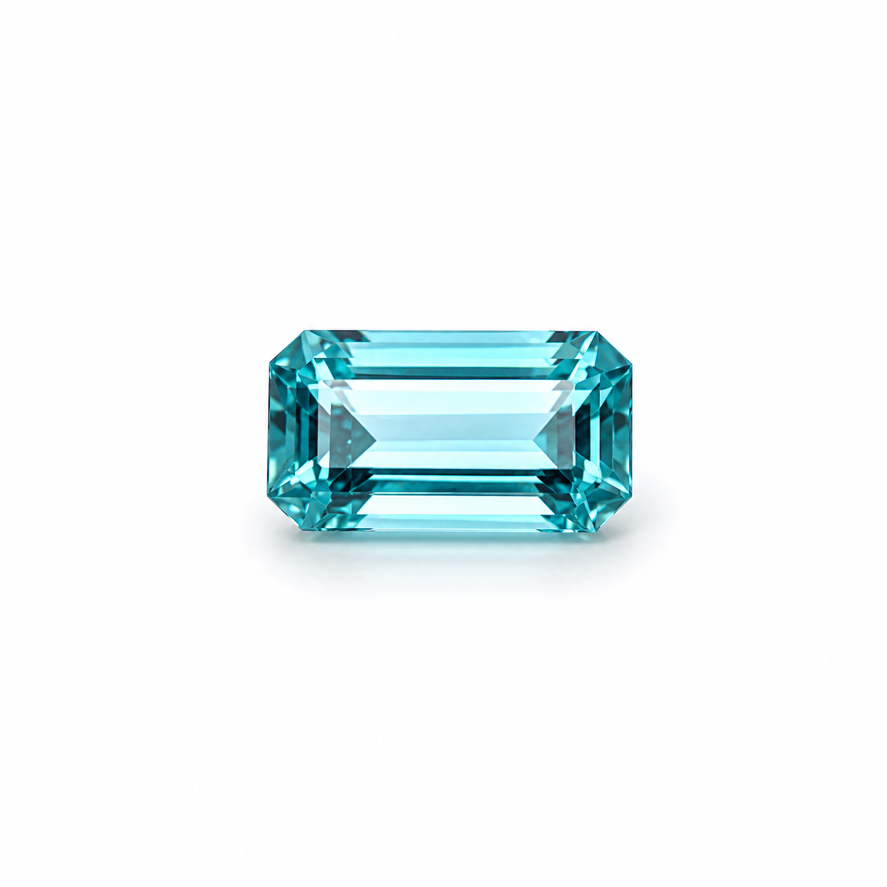 Indicolite Tourmaline Emerald Cut 1.22ct